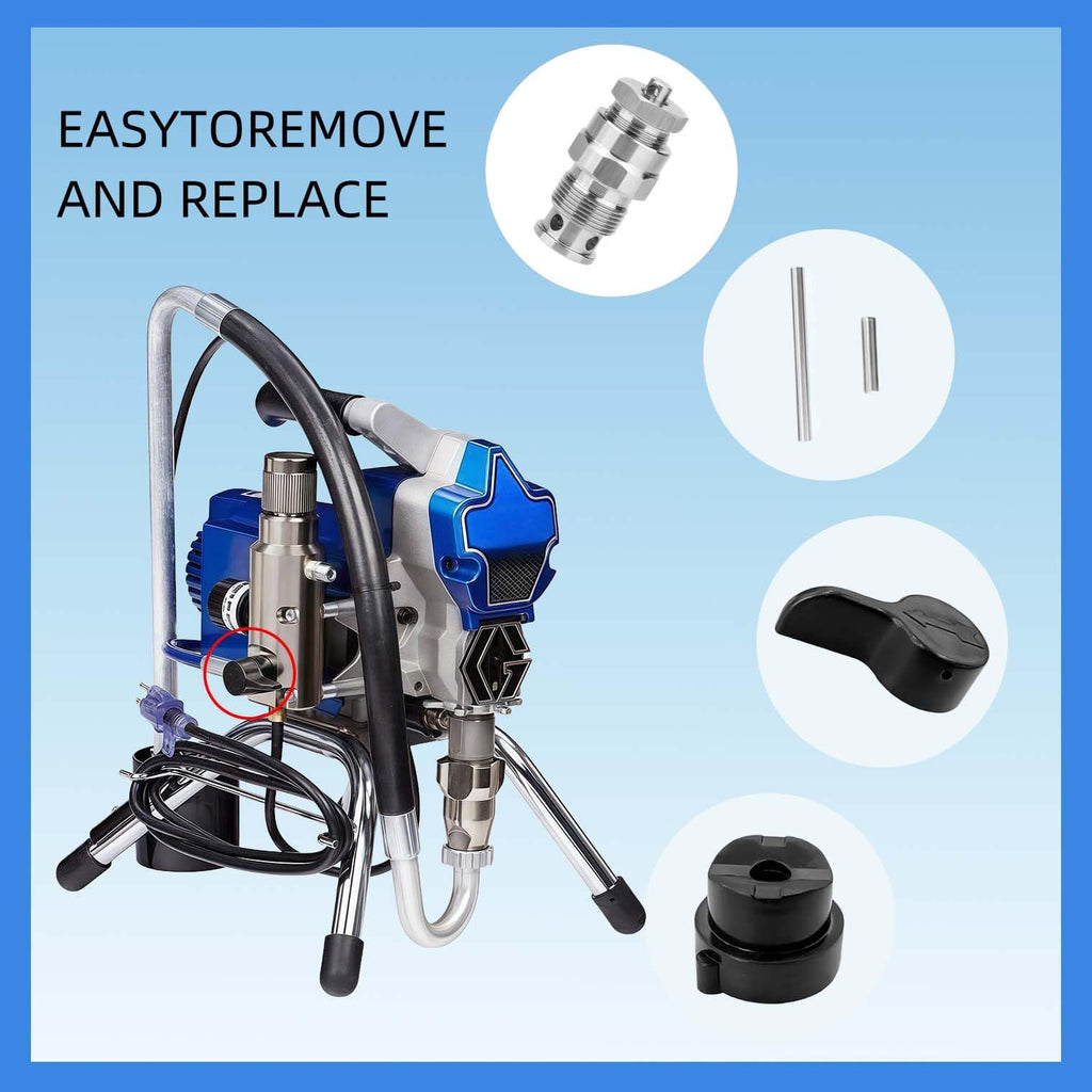 235014 Prime Spray Drain Valve Kit for Graco 210 230 295 390 395 490 495 595 3400 Airless Paint Sprayer Replacement Parts (2pc)