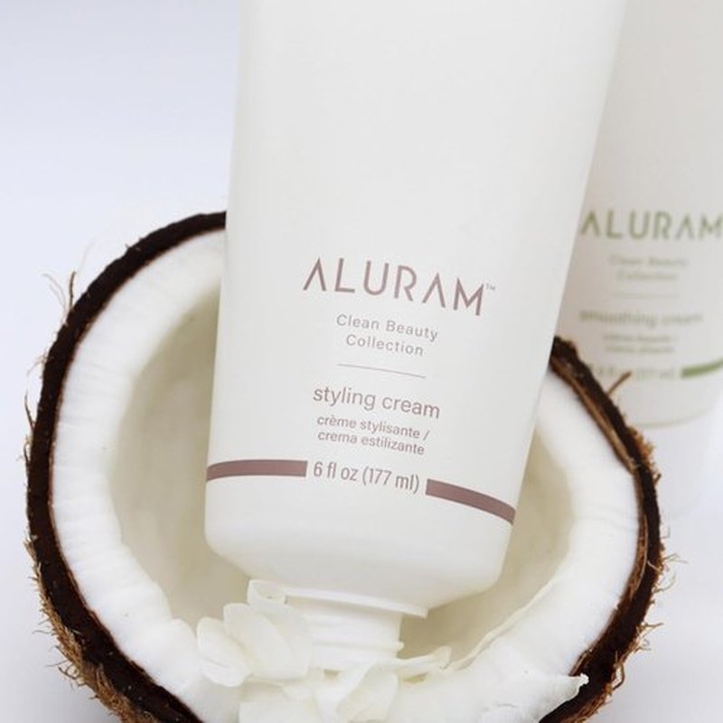 ALURAM Coconut Water Styling Cream - Hydrating Pomade for All Hair Types | 6 Fl Oz