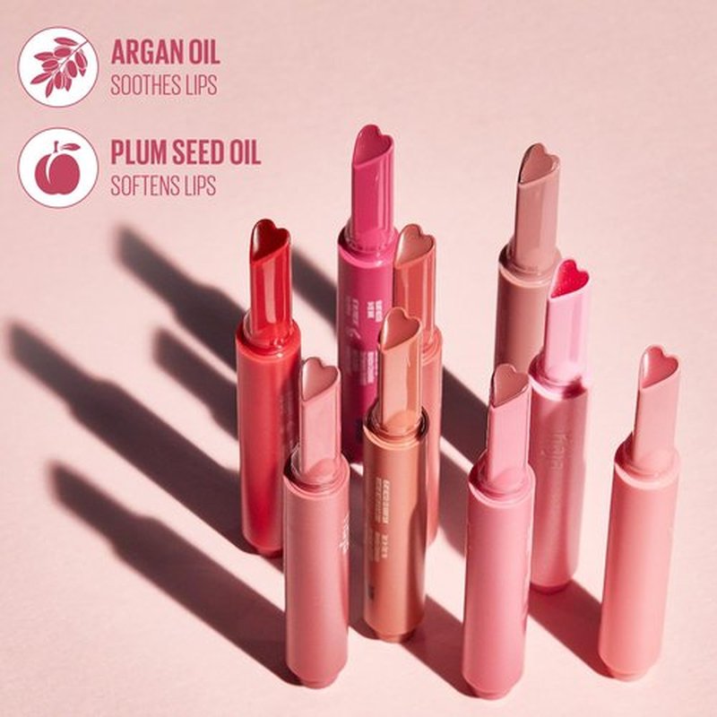 Kaja Lip Gloss - Heart Melter | High-shine, Glossy Finish, Moisturize, 07 Let's Chill, 0.04 Oz