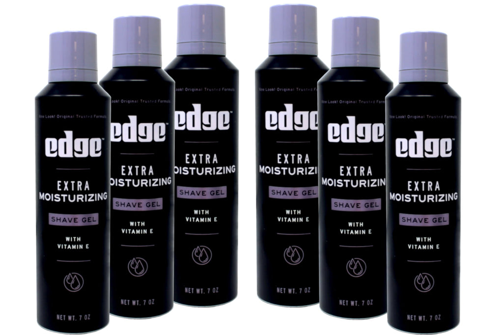 edge Extra Moisturizing with Vitamin E Shave Gel 7 oz (Pack of 6)