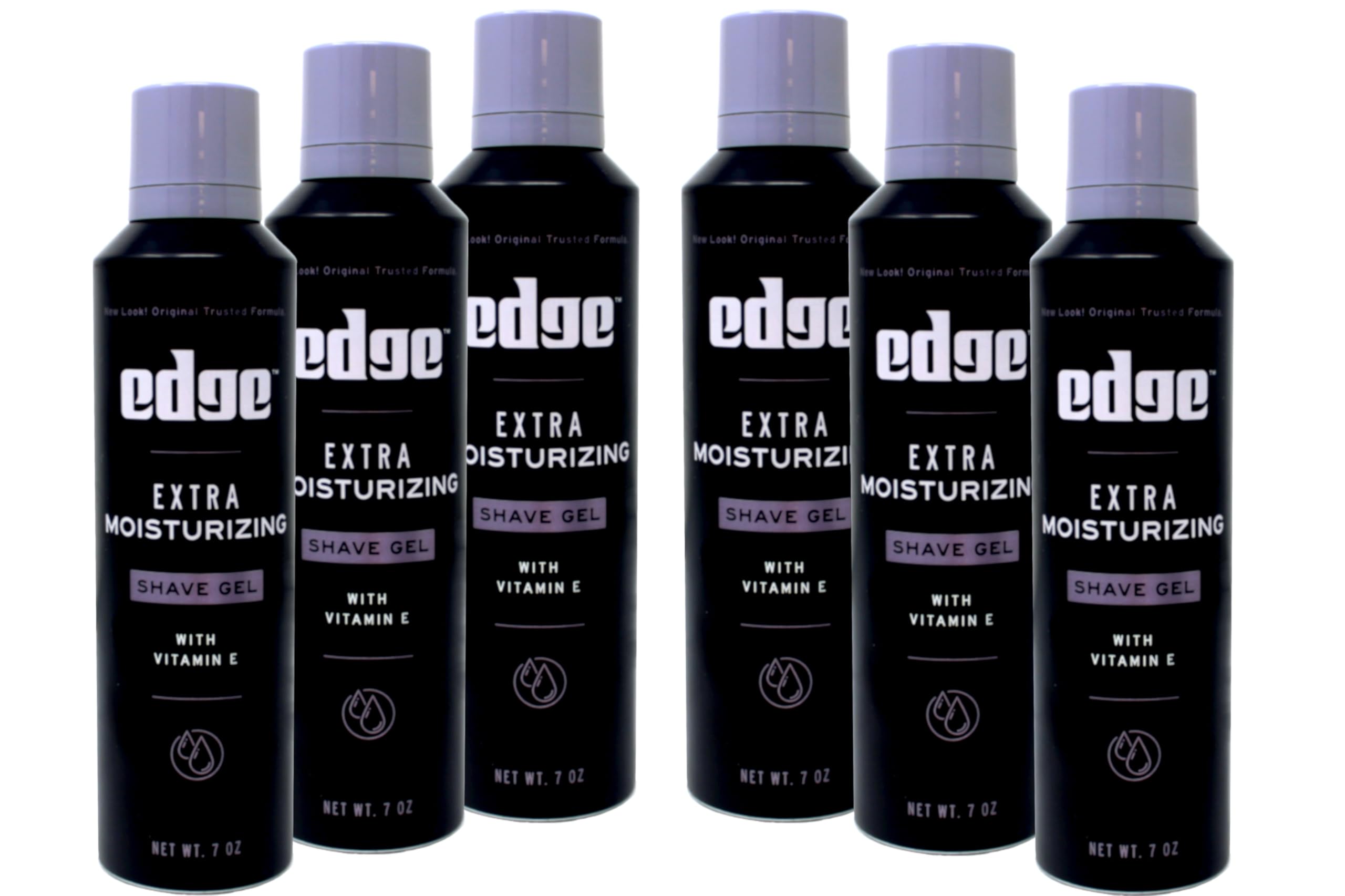 edge Extra Moisturizing with Vitamin E Shave Gel 7 oz (Pack of 6)