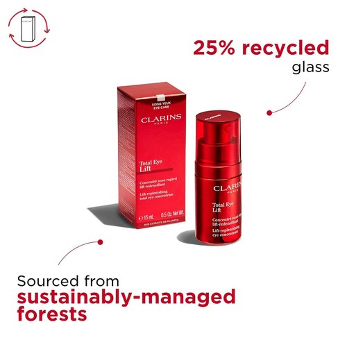 Clarins Total Lift Eye Concentrate - High-Performance Lifting Formula, 0.5 Fl Oz