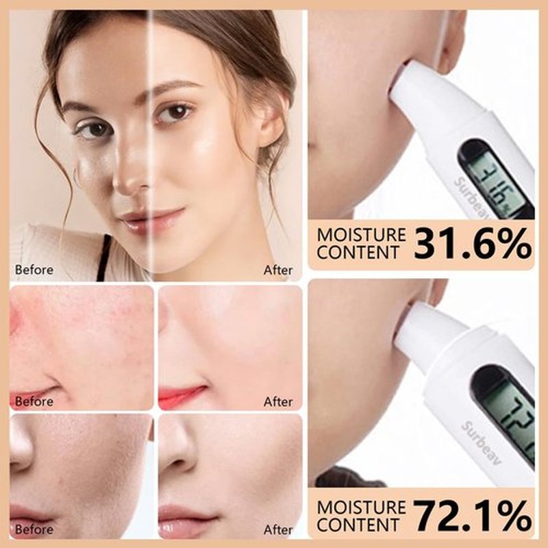 Airbrush Foundation Spray with Brush - Full Coverage Magic Minerals Airbrush Foundation for Smooth Radiant Finish, Hydrating Makeup for a Flawless, Natural Finish, Breathable (Beige)
