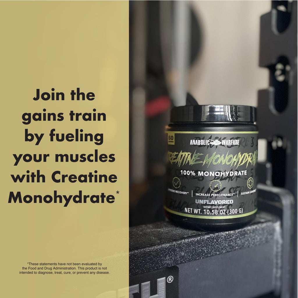 Anabolic Warfare Creatine Monohydrate, Post Workout Recovery, Increase Performance, Sustain Loading, Premium Creatine* (Fruit Explosion - 60 Servings)