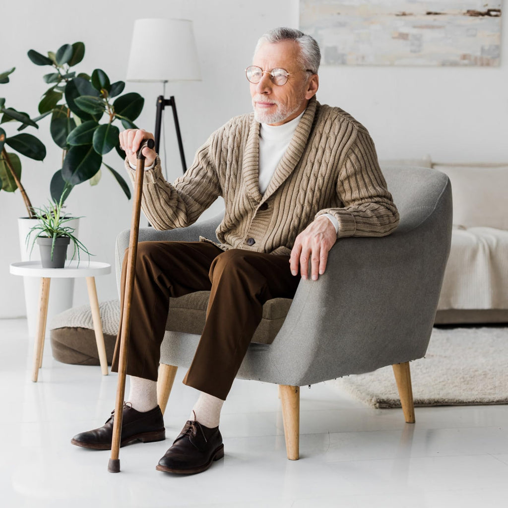 TANYOO Recliner Cushion for Elderly - Patented Dual Seat Cushion for Sagging Recliner Replacement Booster Cushion for Easy Get Up from Chair, Sofa & Couch, Relieves Long-Sitting Pain 20x20x5 Brown