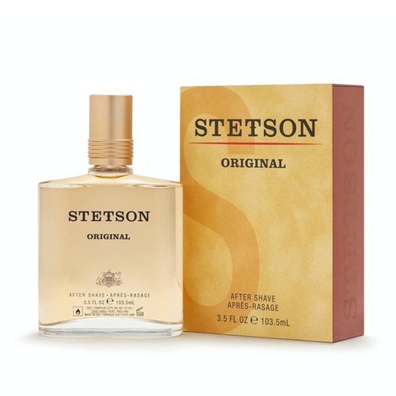 Stetson Original Aftershave - Earthy & Woody Aroma After Shave Splash for Men - 3.5 Fl Oz