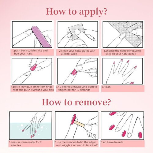 10Pcs(1Pack) Handmade Nails Press On Nails Long Square 33mm Rose Masquerade 3D Rose Pearl Mask Luxury Art Fake Nails Reusable Acrylic Stick On Nails for Women Wedding Party Daily Wear Size S