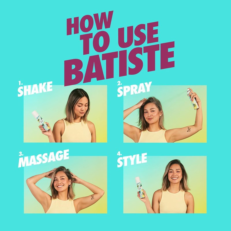 Batiste Dry Shampoo - Rose Gold | Refresh Hair, Absorb Oil & Add Texture - 5.71 oz Bottle