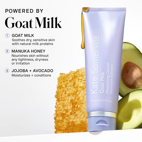 Kate Somerville Goat Milk Cleanser - Gentle Daily Face Wash for Sensitive Skin | Relieves Dryness & Tightness