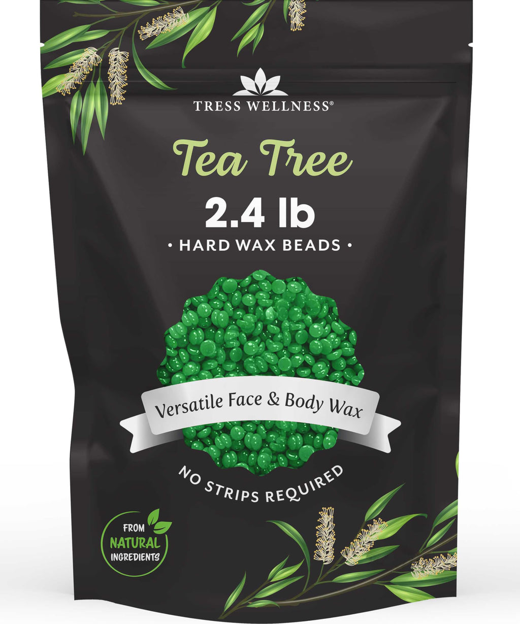Tress Wellness Hard wax beads - For sensitive skin - Tea tree 2.4lb