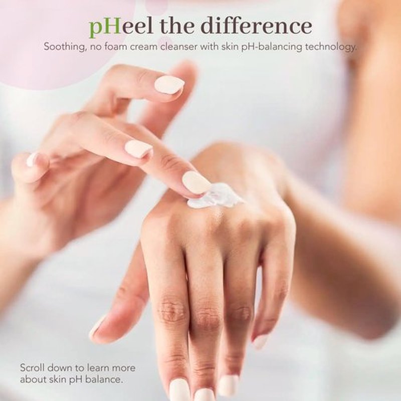 pHisoderm Deep Clean Cream Face Cleanser, Non-foaming pH Balanced, Free From Parabens, Sulfates, Mineral Oil, Soap, Alcohol, Gluten, and Dyes, 6 Fl Oz (3 x 6 fl oz)