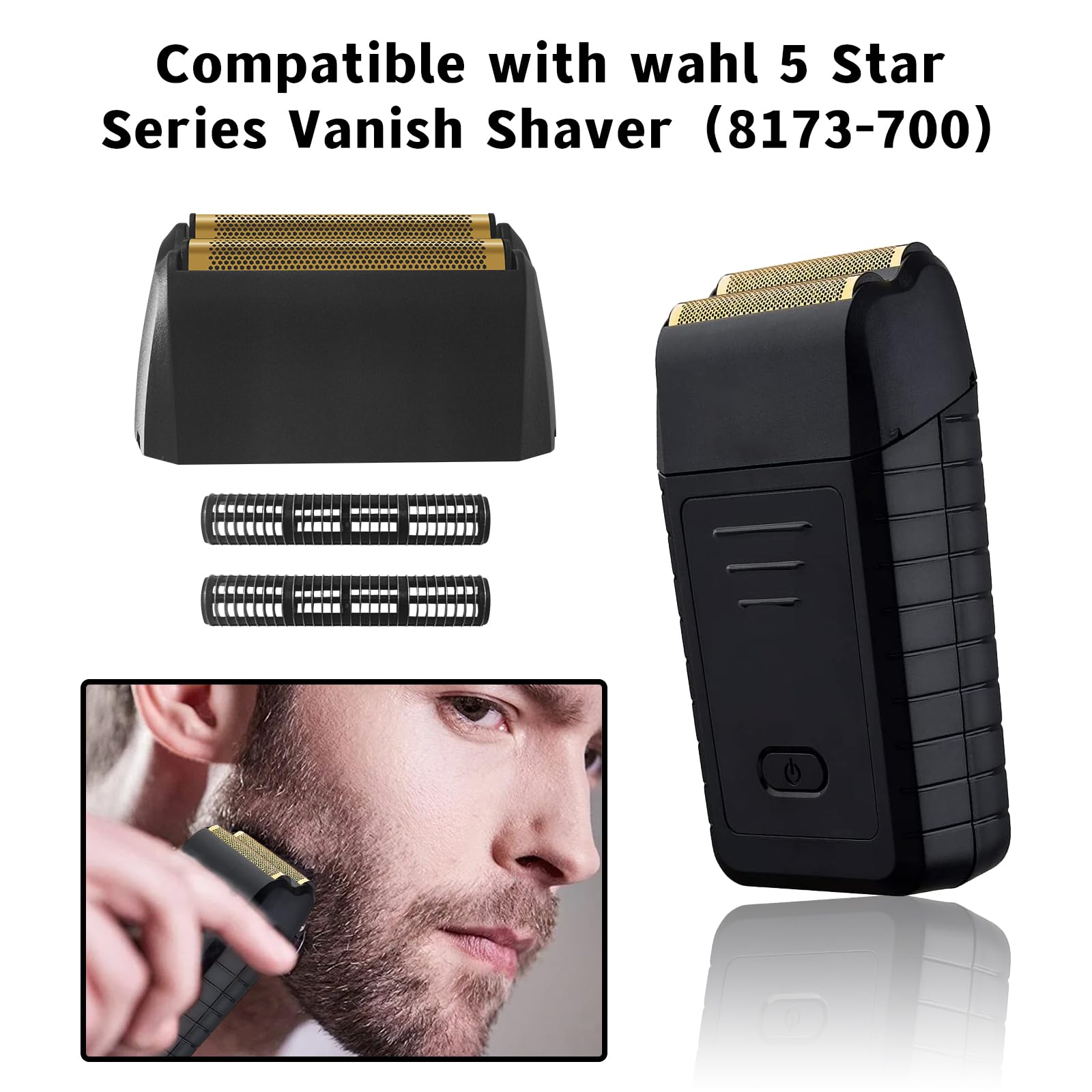 Shaver Replacement foil Compatible with Wahl Vanish Shaver 8173-700