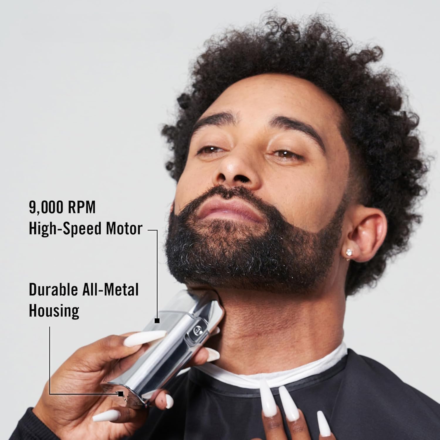 Beard Trimmer for Men - Cordless Electric Foil Beard Hair Trimmer Shavers with LCD Display, Rechargeable Electric Razor Face Trimmers Gifts for Him