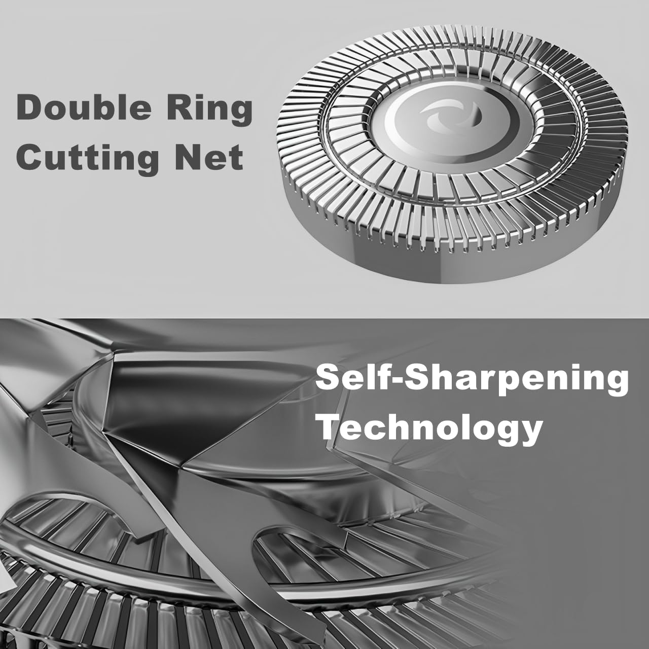 Head Shaver Replacement Heads Compatible with Wyklaus Head Shaver 7D Replacement Head,Compatible with Wyklaus Head Shaver 7D OP-002.(2Pack)