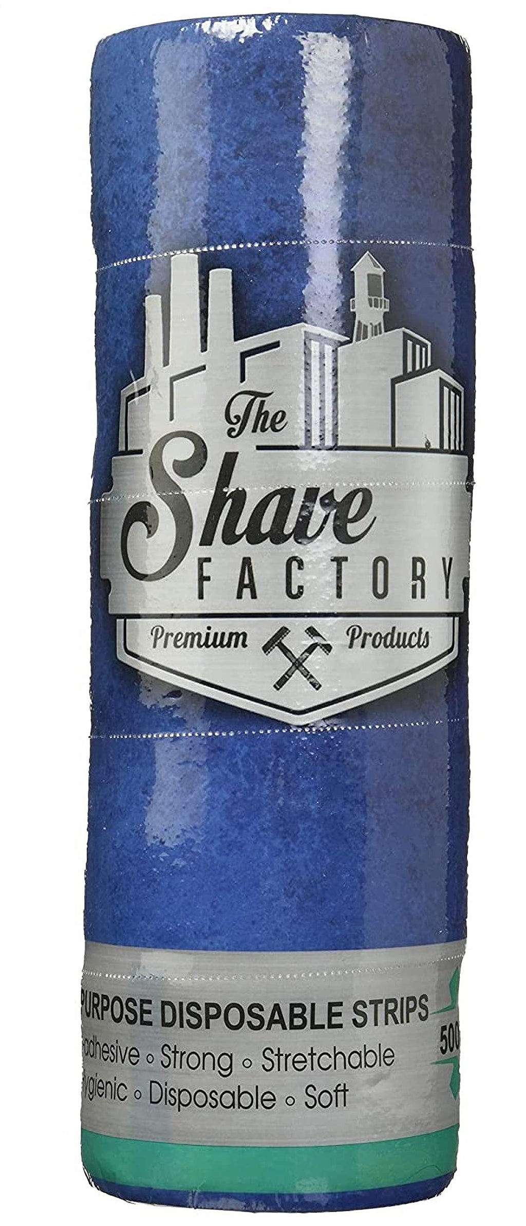 The Shave Factory White Neck Strip, Disposable Barber Paper Roll, Protects Your Neck, Hygienic Option for Barbers, Unisex, All Ages