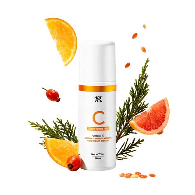 Hot Vita Vitamin C Body Oil for Women – Brightening & Firming Skin Oil, Hydrating Moisturizing Oil for Dry Skin, Body Oil After Shower