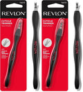 Revlon Cuticle Trimmer With Cap, High Precision V-Tip and Comfortable Grip for Gentle and Easy Trimming, 1 Count (Pack of 2)