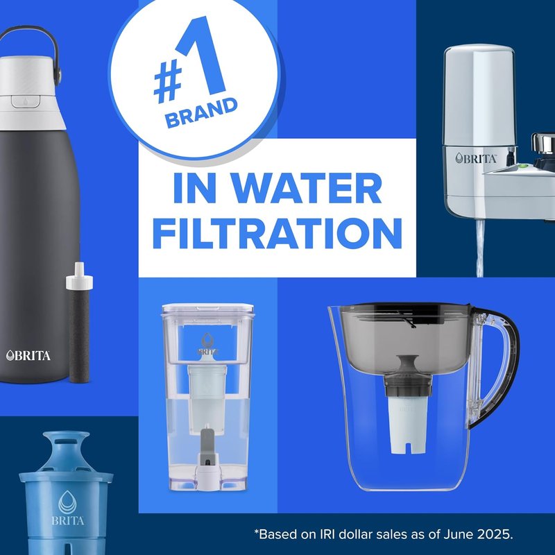 Brita UltraMax Water Dispenser - 27-Cup BPA-Free Filter System Reduces Impurities | Lasts 2 Months