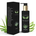 DNK Naturals Aloe Vera Gel made from fresh 100% Pure Aloe - Sunburn Relief - Calms Irritated Skin - Daily Moisturizer - With Niacinamide - For Face, Body, and Hair - Vegan, No Fragrance - 200ml