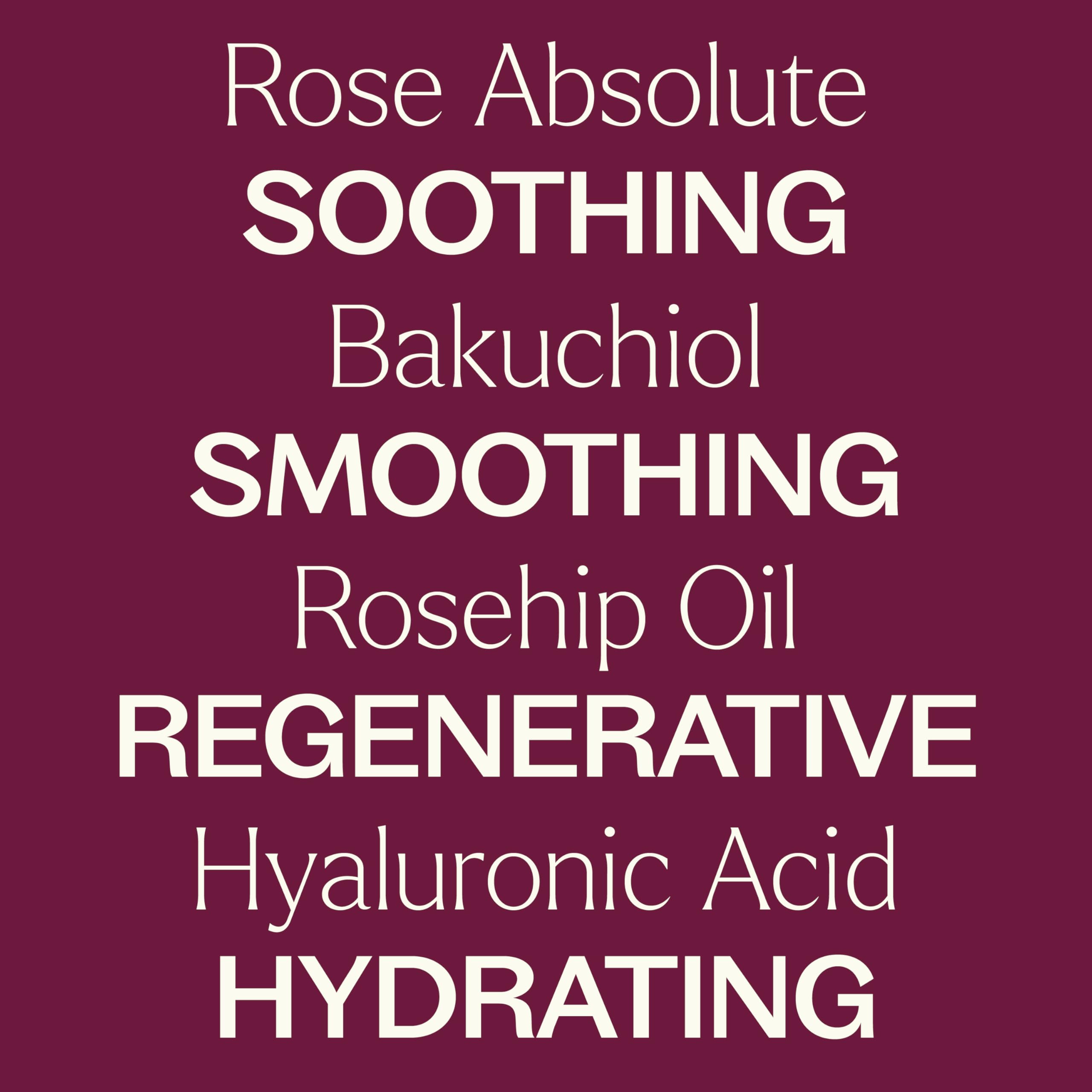 Plant Therapy Rose with Bakuchiol Facial Serum 1 oz with Rose Extract, Rosehip Seed Oil, and Carrot Seed Oil, Reduces the Appearance of Fine Lines & Wrinkles