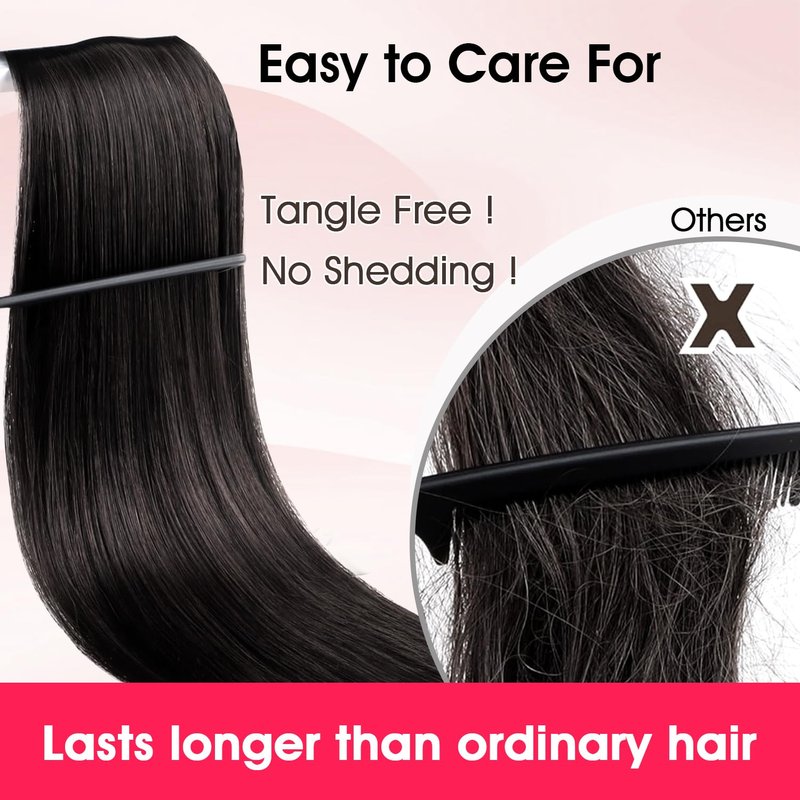 Yifute 16A Straight Bundles Human Hair with Closure 18 20 22 24+16 Inch, 100% Unprocessed Brazilian Virgin Human Hair, Weave 4 Bundles with Frontal 13x4 HD Lace Free Part for Women Natural Color
