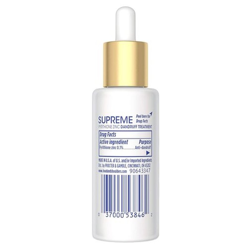 Head & Shoulders Supreme Hydrating Scalp Serum with Argan Oil & Vitamin E - 1.3 Fl Oz