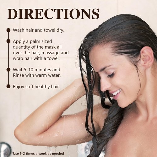 Dmsky 2 Pack Hair Mask for Damaged Hair - 16.2 Fl OZ Collagen Hair Mask & Keratin Hair Treatment-Hydrating,Repairing,Nourishes Deep Conditioning Hair Masks for All Hair Types