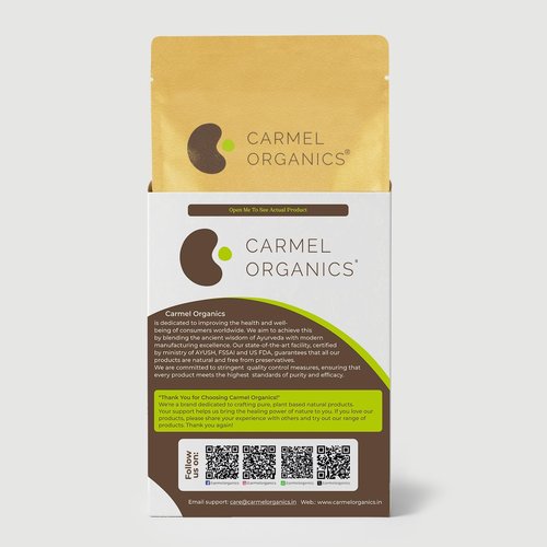 CARMEL ORGANICS Bhringraj Powder 8 Ounce| Natural Hair & Scalp Care | Promotes Hair Growth & Strength | Ayurvedic Herbal Powder | No Added Preservatives, Non-GMO
