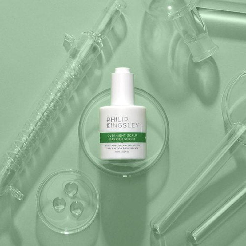 Philip Kingsley | Overnight Hydrating Hair Scalp Barrier Serum | Triple Action Hydration for Dry, Itchy Scalps | 2.02oz