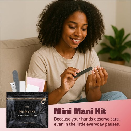 Disposable Manicure Kit – One-Time Use Manicure Set with Nail Clipper, Buffer, File, Cuticle Stick & Remover Pad – Hygienic Grooming Kit for Travel, Gift Bags, or Emergencies (3)