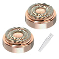 Generation 2 Replacement Heads for Flawless Facial Hair Remover Compatible with Flawless Replacement Heads,Fit for Flawless Replacement Heads Gen 2 for Flawless Facial Hair Removal for Women,2 Count.