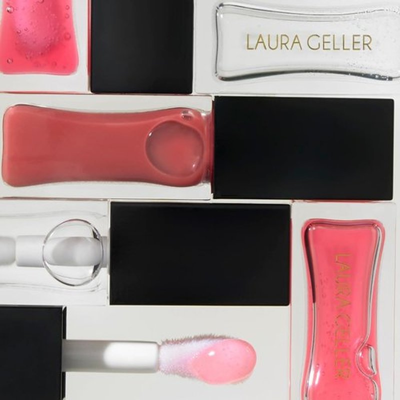 Laura Geller New York Fine Shine Glossy Lip Oil - Hydrating Squalane & Shimmer in Mauve Along