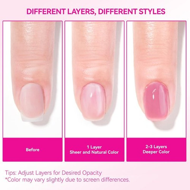 Nail Repair for Women: 8 in 1 Dusty Rose Nail Hardener Strengthener Extra Strong and Growth - Protein Nail Polish Hardener Ridge Filler Concealer for Weak and Damaged Nails 15ml