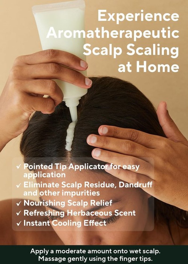AROMATICA Rosemary Scalp Scrub 5.82oz / 165g, Scalp Treatment, Scalp Exfoliator with Salt Scrub for Oily Scalp, Dandruff, Build Up Remover