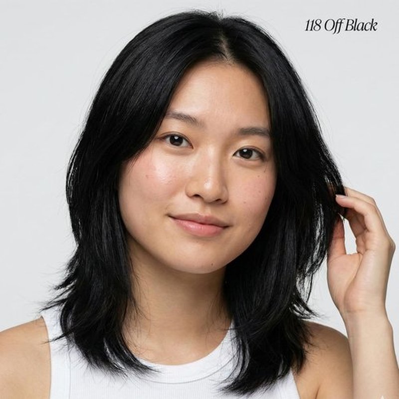 Adore Semi-Permanent Hair Color - Vegan & Cruelty-Free Black Dye | 118 Off Black, 4 Fl Oz