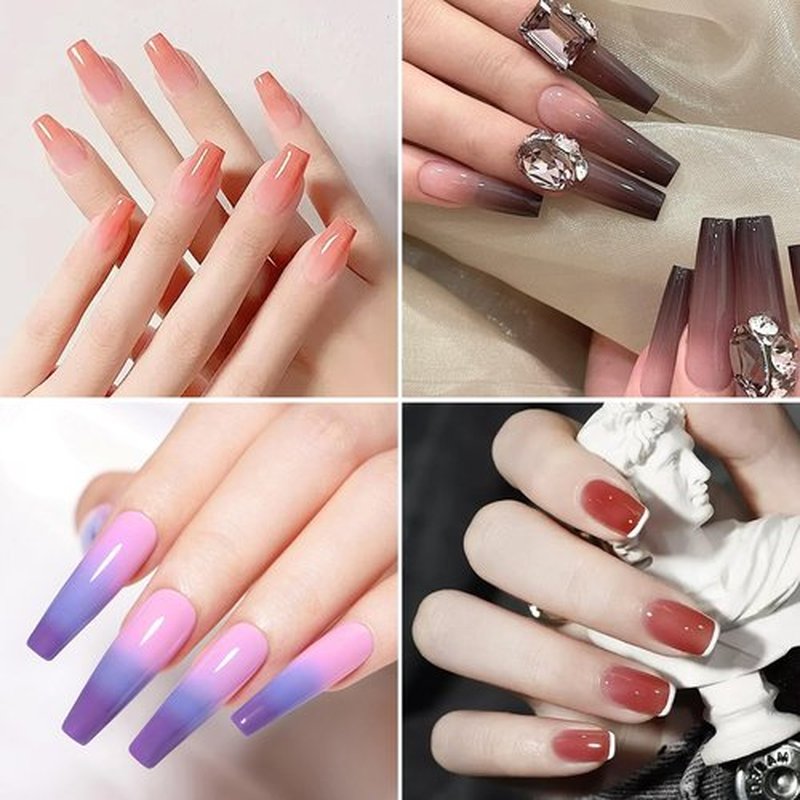 300PCS Mini Nail Sponges for Ombre Square Nail Art Sponge Ombre Nail Brush Nail Accessories for Color Gradient Nail Design