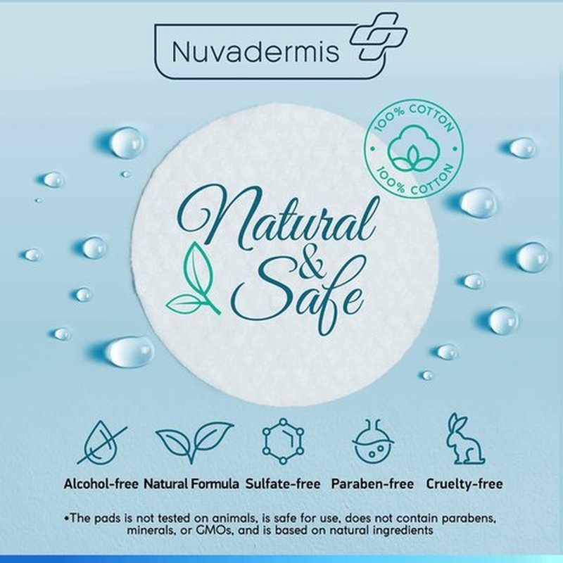 NUVADERMIS 35% Glycolic Acid Peel Pads - Exfoliating Facial Resurfacing for Blackheads & Dark Spots - 60 Double-Sided Pads