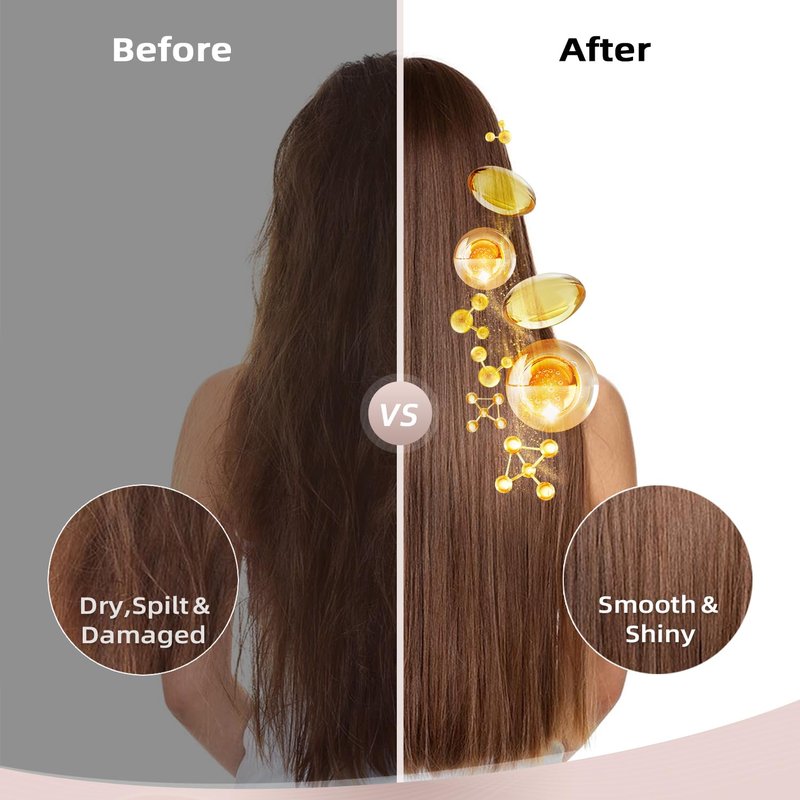 ALFHEIM Argan+ Leave-In Conditioner Spray - Repair Dry, Damaged Hair | Instant Shine & Frizz Control - 5.4 oz