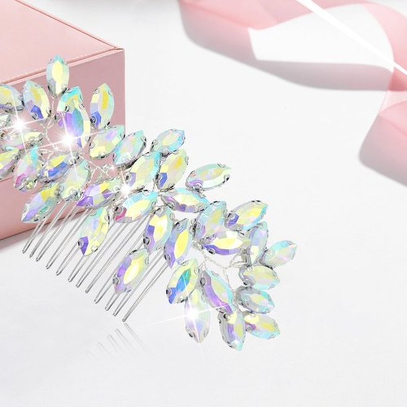 Sparkling Rhinestone Hair Comb for Women - Elegant Bridal Hair Accessories, Wedding Headpiece for Brides and Bridesmaids, Decorative Crystal Comb for Special Occasions, Prom and Formal Events