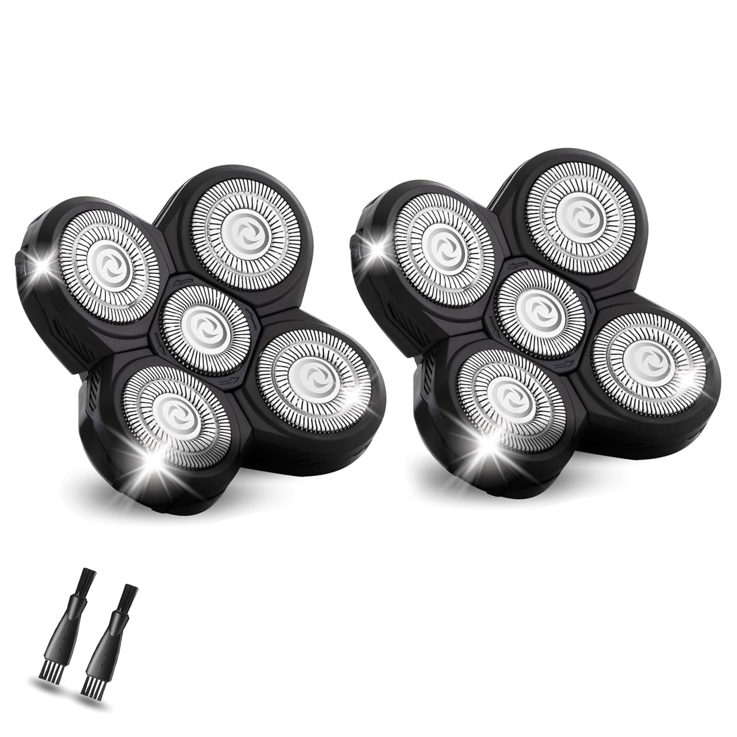 2 Pack Shaver Replacement Blades Compatible with Freedom Head Shaver,Head and Face Electric Razor Head