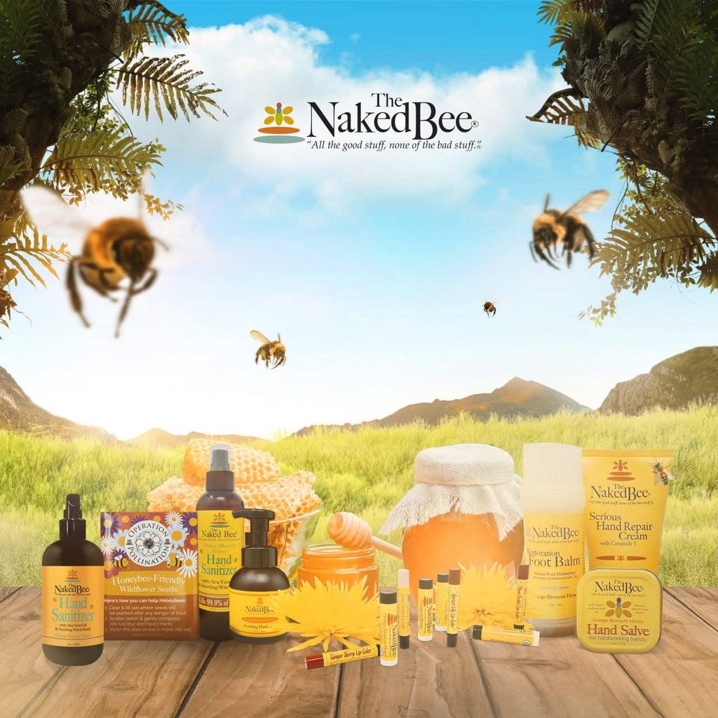 The Naked Bee Nourishing Body Lotion for All Skin Types (8 oz) Moisture Replenishing Lotion for Dry Skin with Nag Champa Sandalwood & Indian Massala