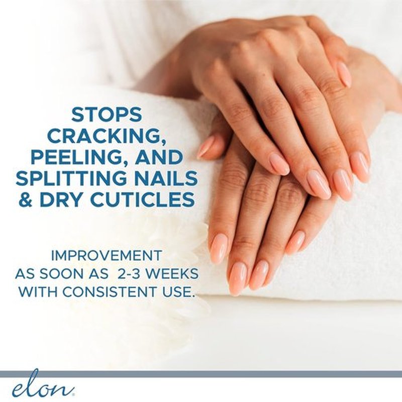 Elon Nail Conditioner - Lanolin-Rich Formula Strengthens & Protects Brittle Nails | 10g Tube