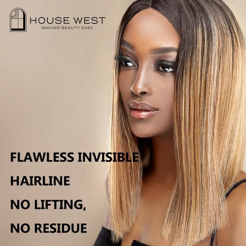 Hair Glue for Quick Weave 8oz - Professional Hair Bonding Glue for Wigs & Hair Extensions | Strong Hold, Waterproof & Non-Damaging Formula | Easy Application with Precision Nozzle 236ml Black