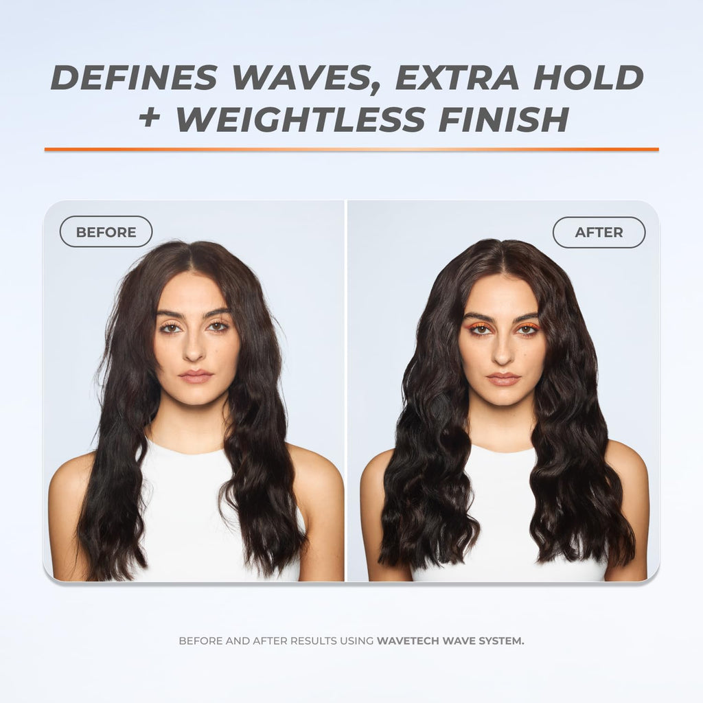 XMONDO Hair Wavetech Wave Foam - Extra Hold Vegan Formula with Pro-Vitamin B5, 6.7 Fl Oz | Anti-Frizz & Static Control