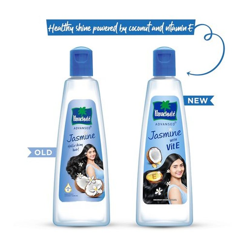 Parachute Advansed Coconut Hair Oil - Jasmine Enriched with Vitamin E | Nourishes Scalp | 6.4 Fl. Oz.