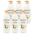 Jergens Shea Butter Hand and Body Lotion, Deep Conditioning Moisturizer, 3X More Radiant Skin, with Pure Shea Butter, Dermatologist Tested, 26.5 oz, 6 Pack