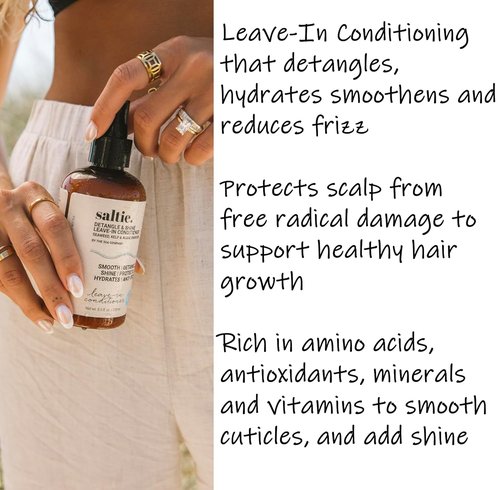 Skiennix Leave-In Conditioner - Seaweed, Kelp & Algae Enriched Hair Treatment | 8.5 fl. Oz - Frizz Control & Shine