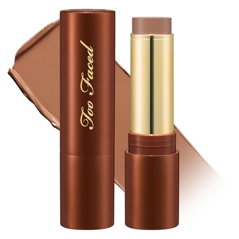 Too Faced Chocolate Soleil Bronzing Stick - Multi-Use Contour & Cream Bronzer | Lightweight Satin Finish, 0.28 Ounce