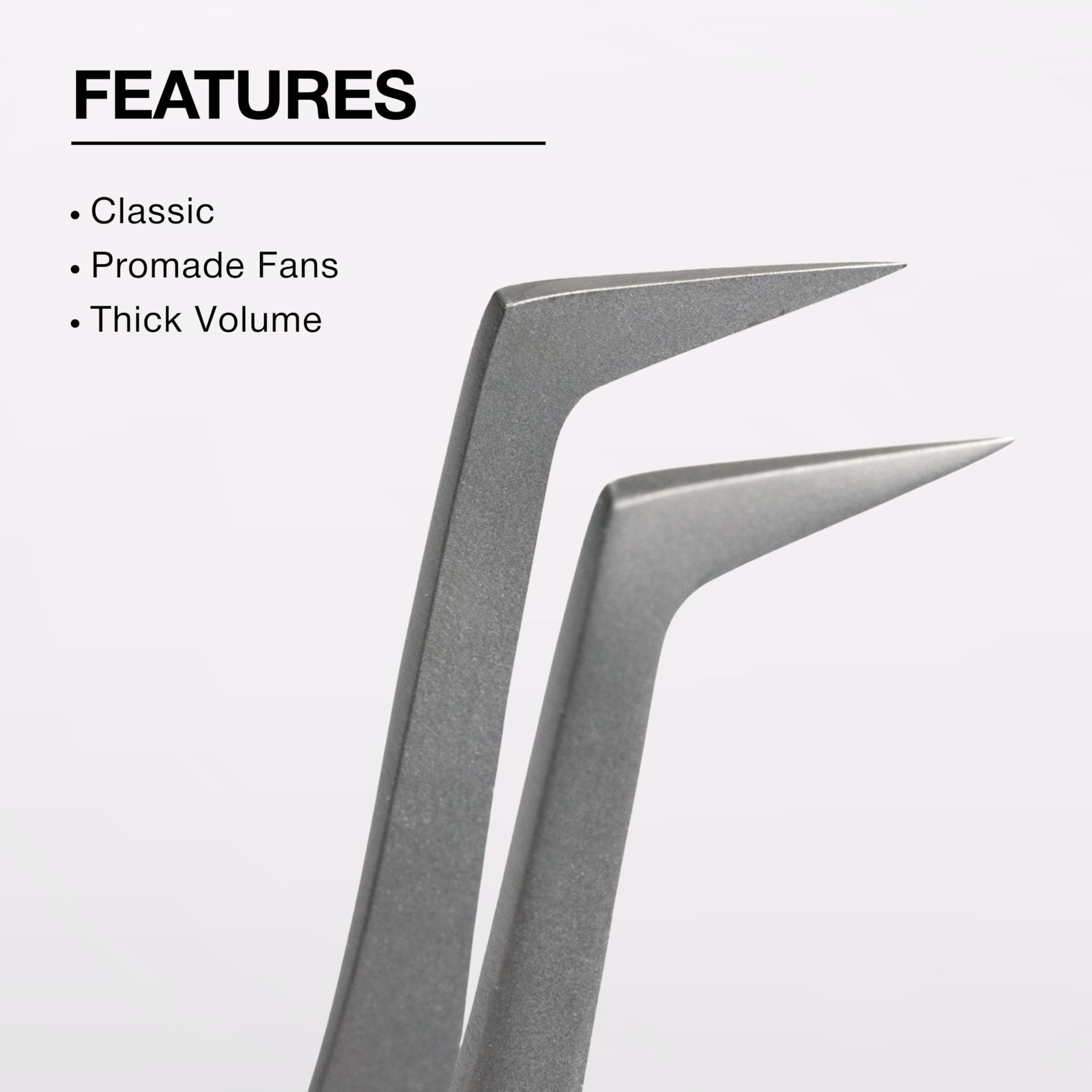 Curacoro Lash Tweezers, LashSmith L-Shaped Tweezer - StarBorn