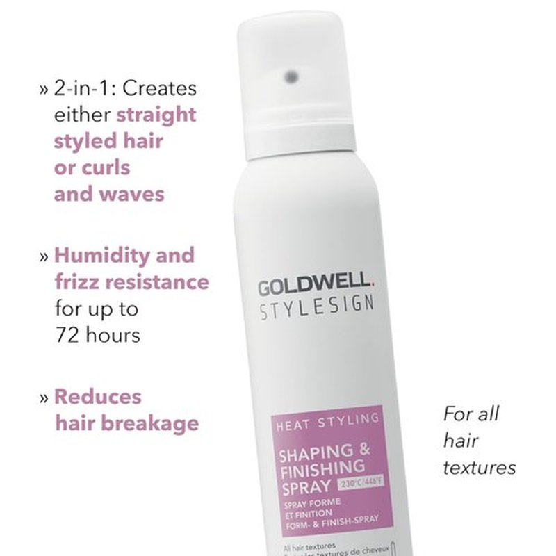 Goldwell StyleSign Shaping & Finishing Spray - Flexible Hold & Shine for All Hair Types